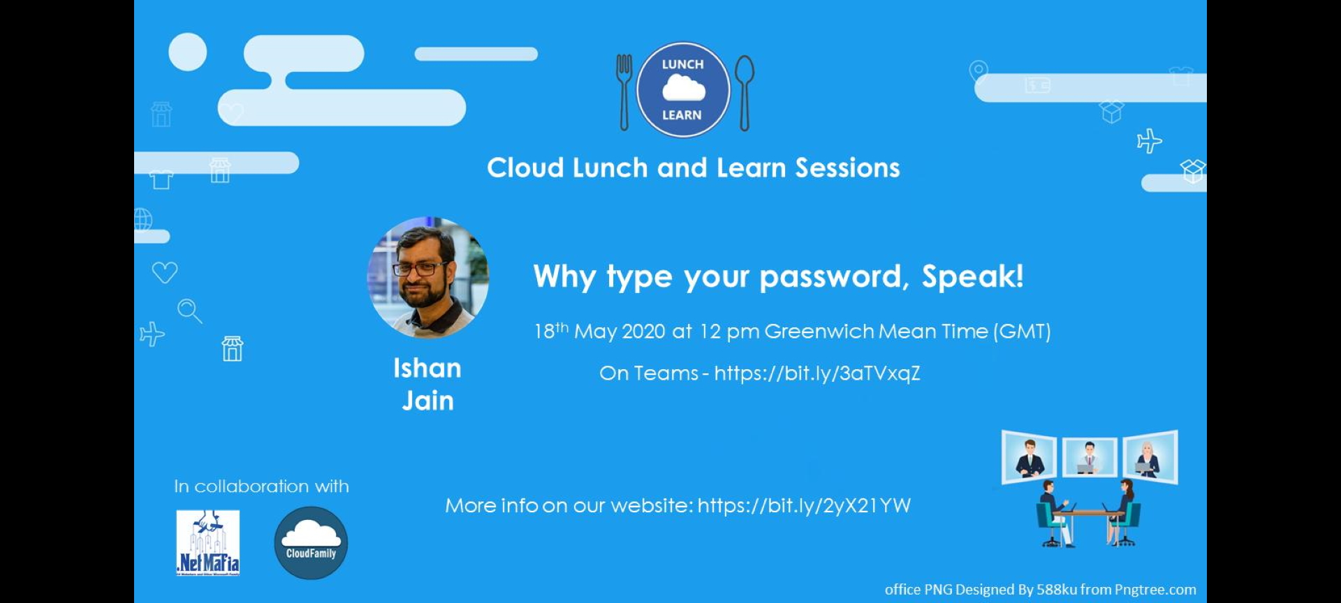 Talk @ Cloud Lunch and Learn: Don't Type your password, Speak!